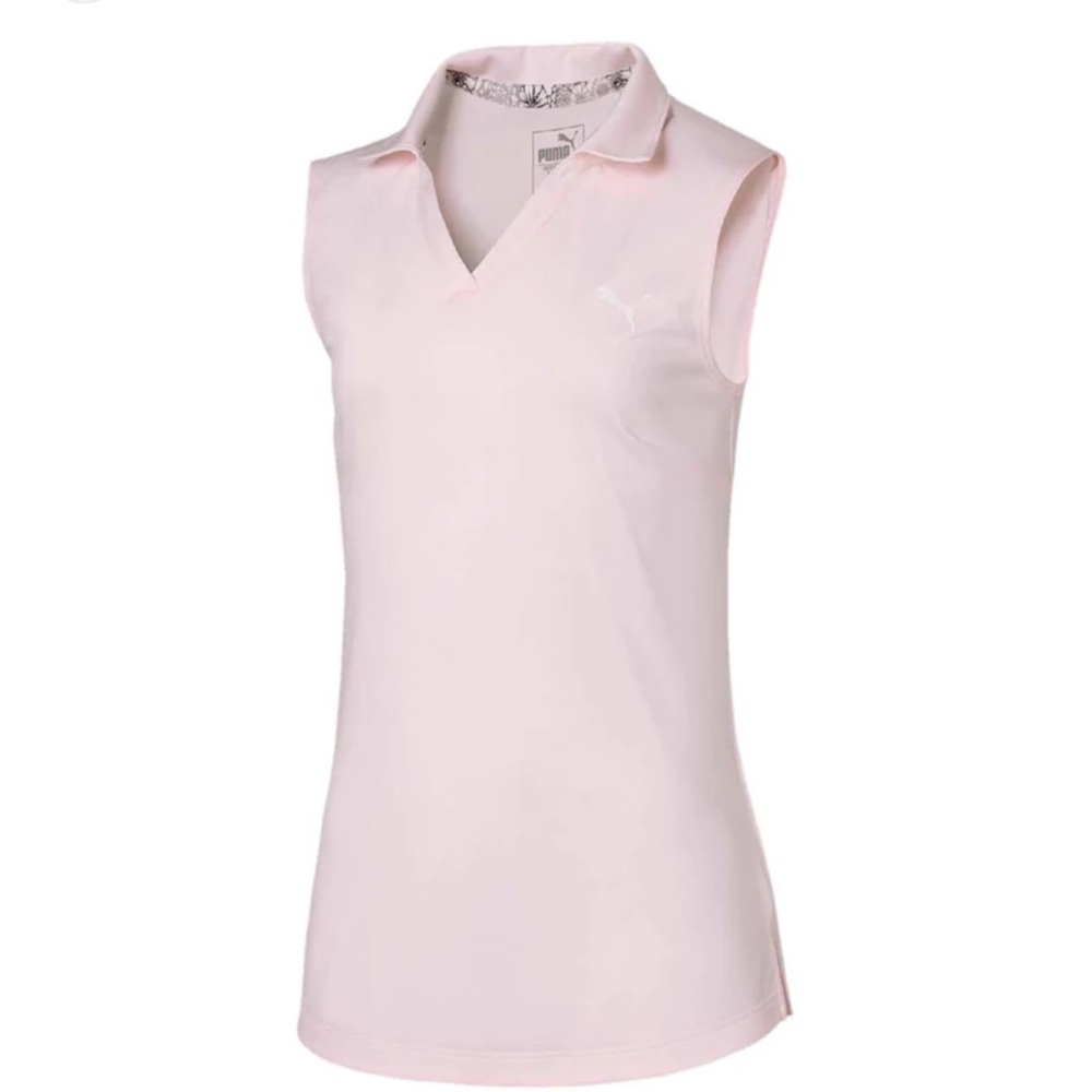 NWT Puma Girls Heather Polo‎ Top Size 11-12